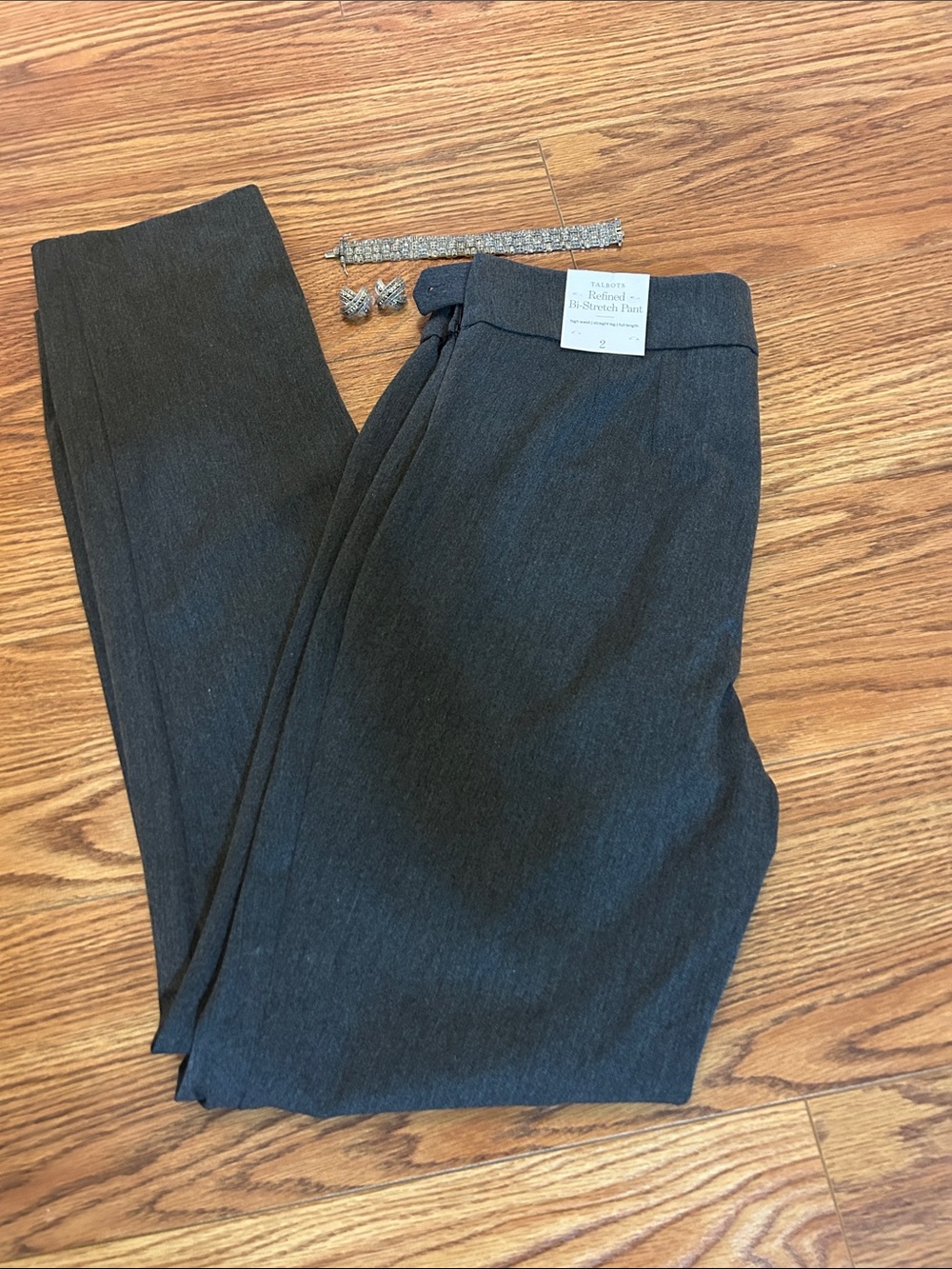 Talbots Dark Charcoal Dress Pants - Straight leg